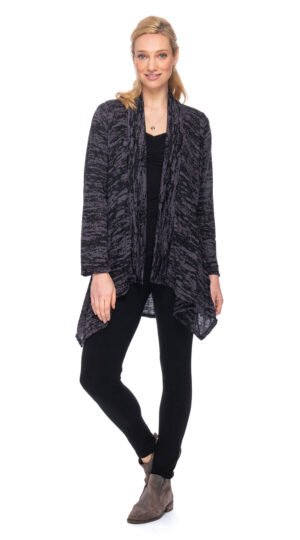 Burnout Iris Jacket - black+grey cloud