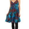 Swing Dress - blue kimono - cotton