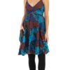 Swing Dress - blue kimono - cotton
