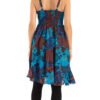 Swing Dress - blue kimono - cotton