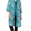 Organic Cotton Bathrobe - aqua