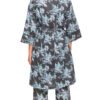 Organic Cotton Bathrobe - grey