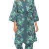 Organic Cotton Bathrobe - teal