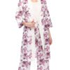 Organic Cotton Bathrobe - white