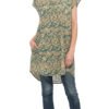 Chelsea Tunic - aqua blockprint - org.cotton