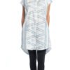 Chelsea Tunic - white+blue - cotton
