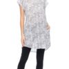 Chelsea Tunic - white leopard - cotton