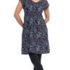 Olivia Dress - precious purple - organic cotton