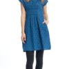 Olivia Dress - royal peacock - organic cotton