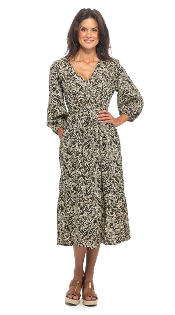 Celeste Dress - black fern - org.cotton