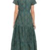 Sunita Dress - teal fan - organic cotton