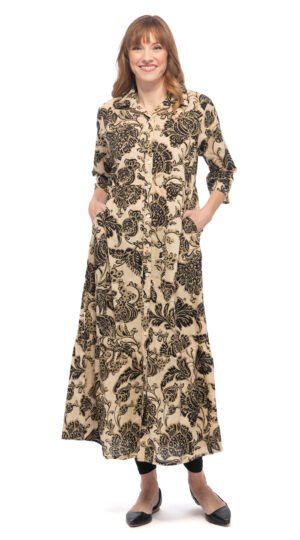 Leela Dress - golden temple - organic cotton