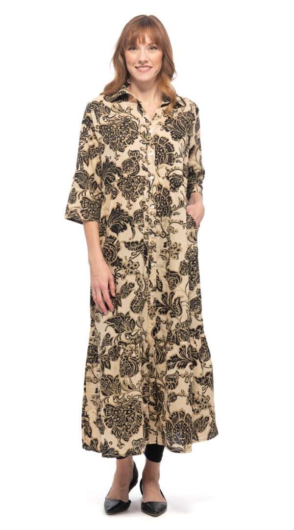 Leela Dress - golden temple - organic cotton