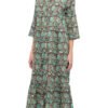 Leela Dress - teal raja - organic cotton