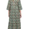 Leela Dress - teal raja - organic cotton