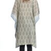 Short Kaftan - grey - cotton