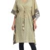 Short Kaftan - olive - cotton