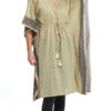 Short Kaftan - olive - cotton