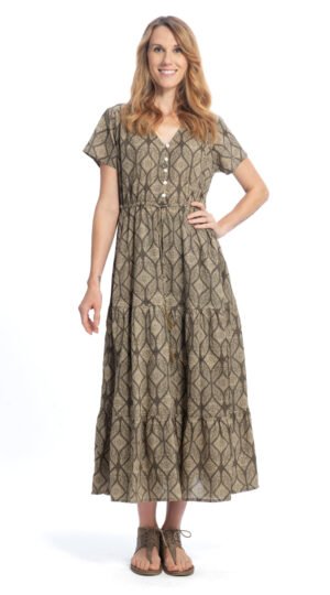 Sunita Dress - sand - organic cotton