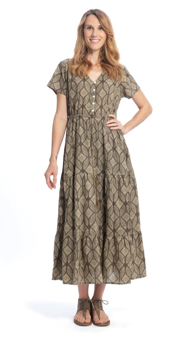 Sunita Dress - sand - organic cotton