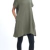 Cotton Gauze Lucia Tunic - khaki