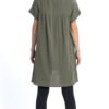 Cotton Gauze Lucia Tunic - khaki