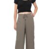 Courtenay Capris - khaki - rayon crepe