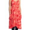 Malibu Dress - hibiscus - rayon crepe
