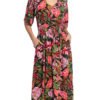Dakini Dress - tropical sunset - rayon crepe