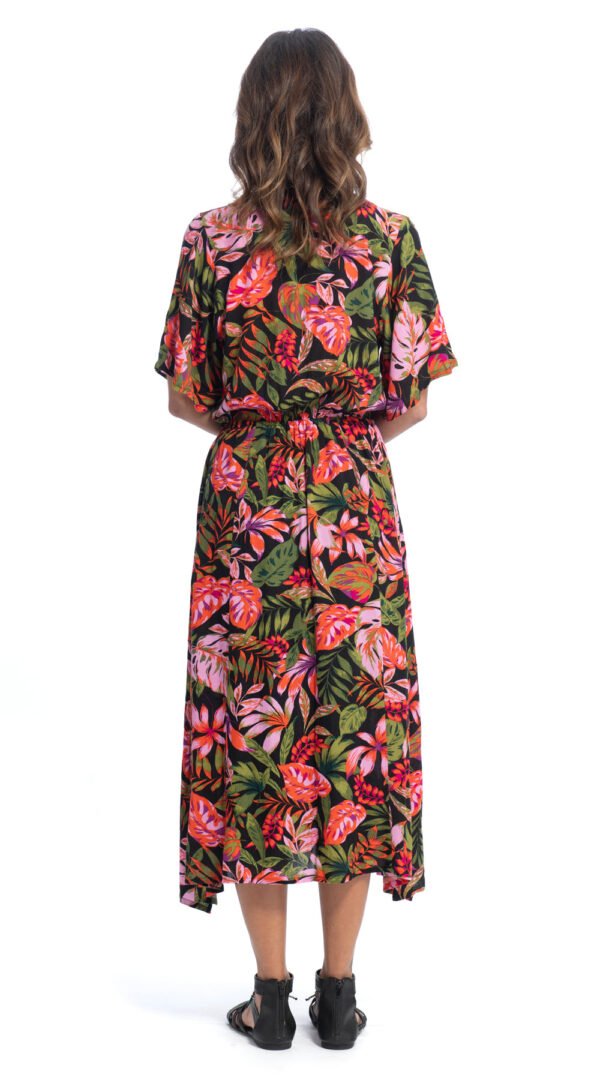 Dakini Dress - tropical sunset - rayon crepe