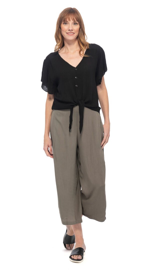 Butterfly Top - black - rayon crepe