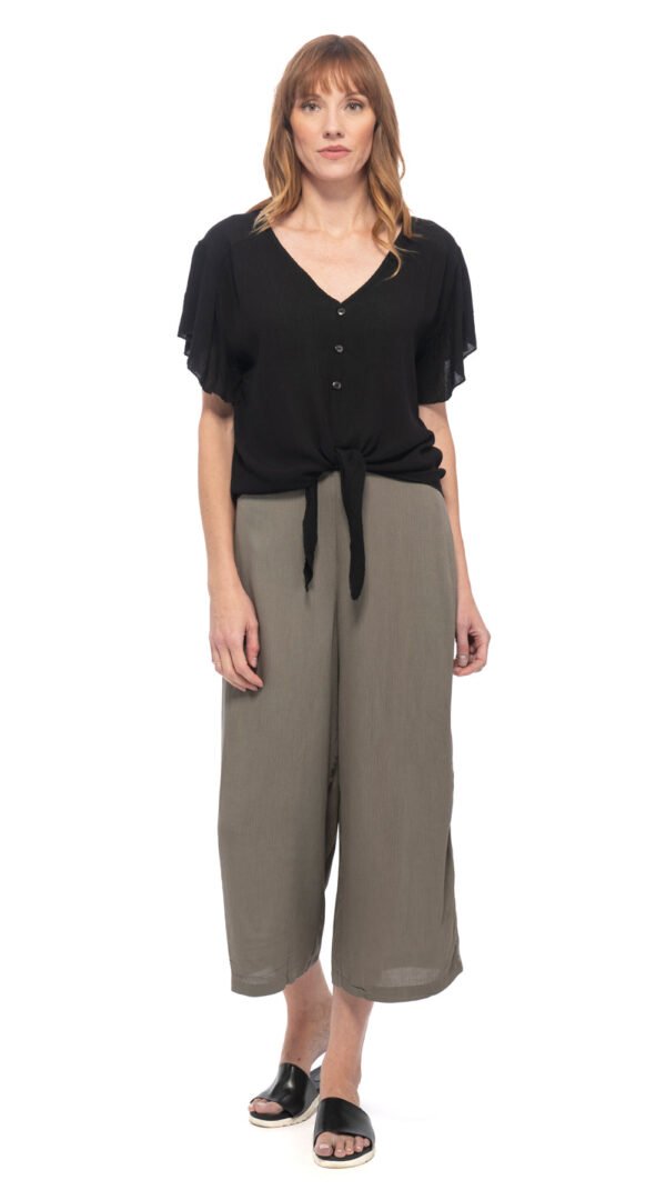 Butterfly Top - black - rayon crepe