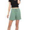 Relax Shorts - agave - rayon crepe