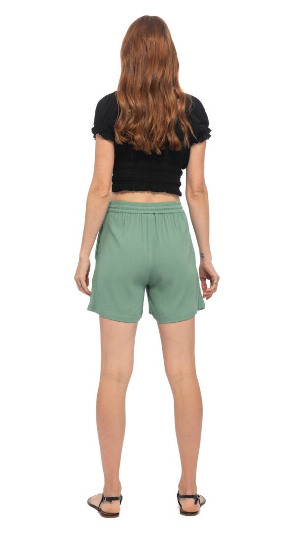 Relax Shorts - agave - rayon crepe