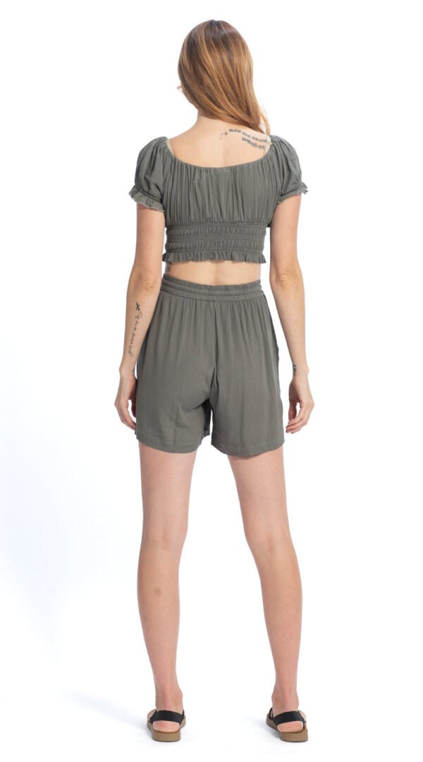 Relax Shorts - khaki - rayon crepe