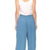 Courtenay Capris - blue - rayon crepe