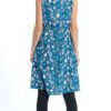 Rachel Dress - royal ikat - rayon