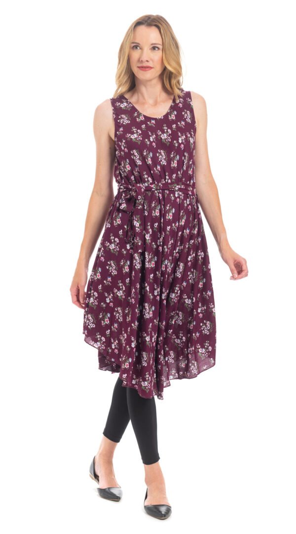 Evelyn Dress - plum