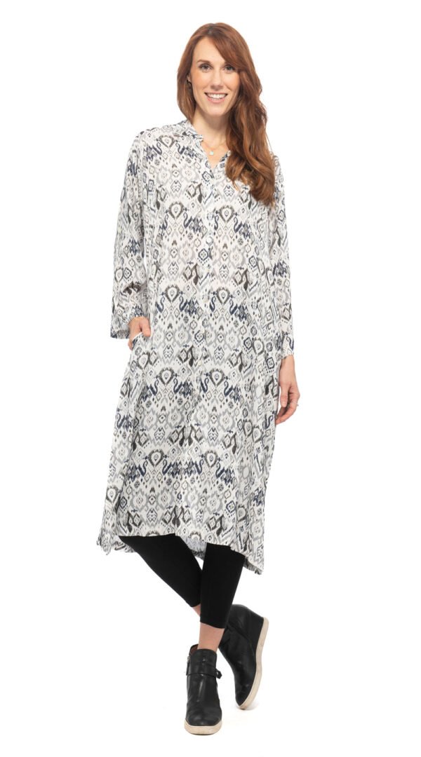 RP7231-WI-1 Katerina Jacket - white ikat