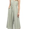 Marley Jumpsuit - sage lines - rayon