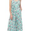 Marley Jumpsuit - turquoise ikat - rayon