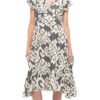 Swing Dress - grey tribal