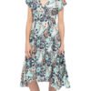 Swing Dress - navy mandala