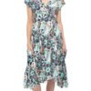 Swing Dress - navy mandala