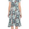 Swing Dress - navy mandala