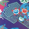 Swing Dress - blue kimono - cotton
