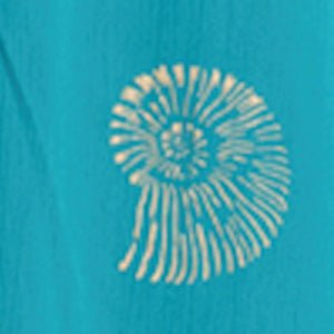 Roxy Pants - teal gold - rayon crepe