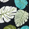 Swing Dress - leaf print