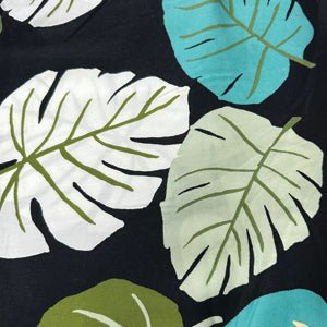 Swing Dress - leaf print
