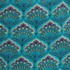 Olivia Dress - teal peacock - organic cotton